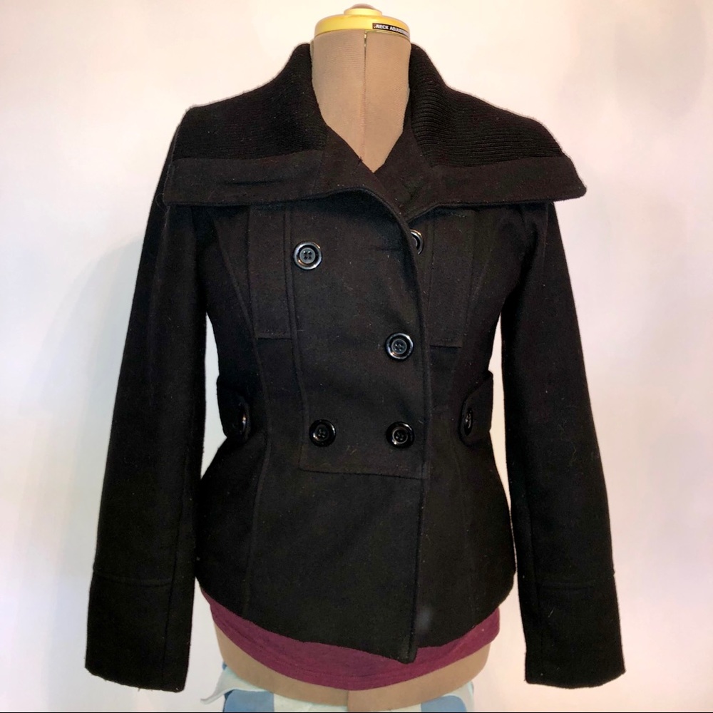 Black warm jacket